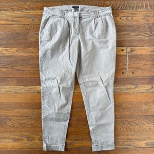 Eileen Fisher twill slim leg pants size M